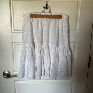 Ann Taylor white skirt